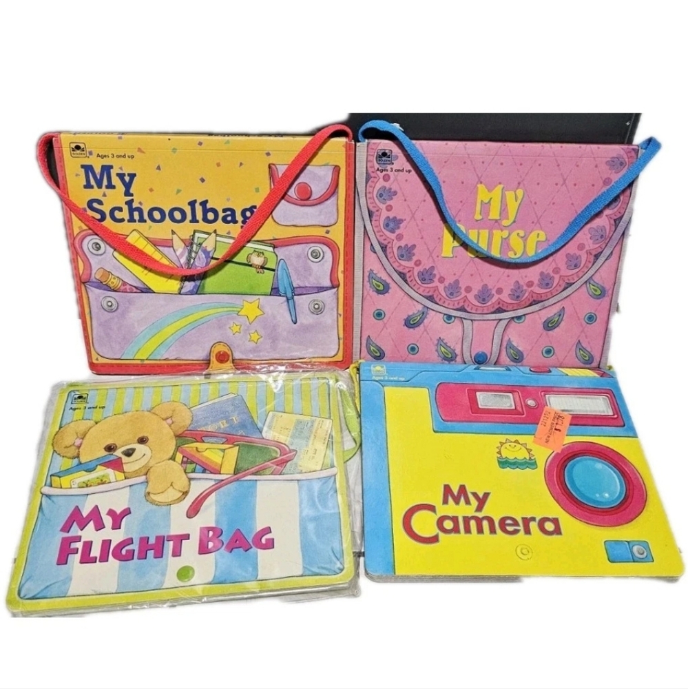 Golden Book Collection 1993 Vintage Rare Board Books Lot of 4